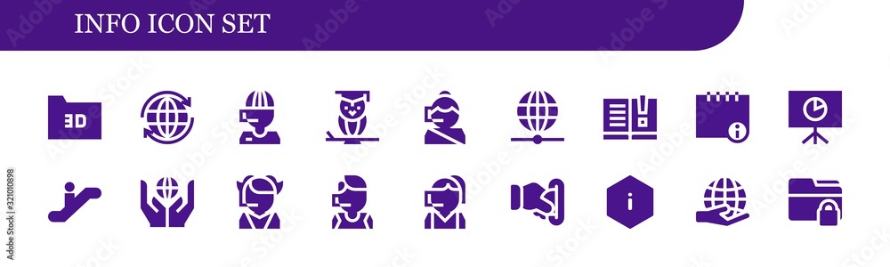 info icon set info icon set
