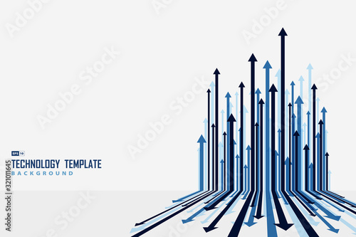 Abstract arrow blue stripe line pattern decorative artwork background. illustration vector eps10