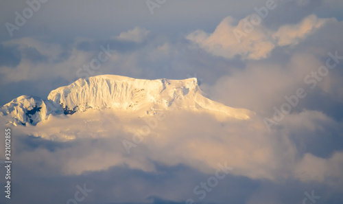 Sunset over the Stunning icy landscapes, Chiriguano Bay, Danko Island, Antarctic Peninsula, Antarctica photo