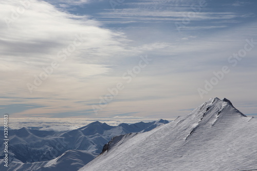 Gudauri, Gruzja, ośrodek narciarski photo