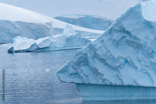 Stunning icy landscapes, Chiriguano Bay, Danko Island, Antarctic Peninsula, Antarctica photo