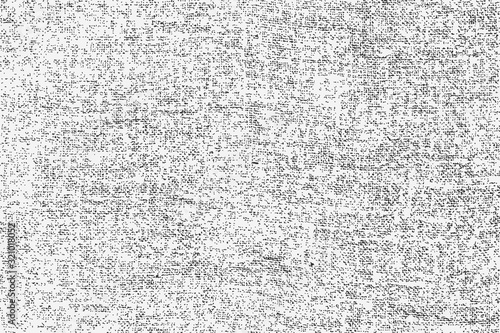 Old rough natural burlap grunge overlay texture as a background