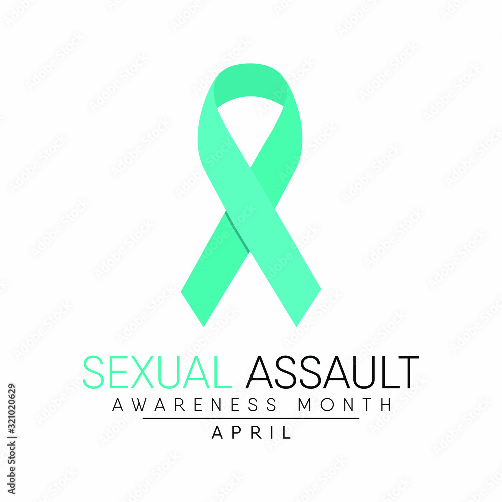 Vector illustration on the theme of Sexual Assault Awareness and prevention month of April. Vector illustration on the theme of Sexual Assault Awareness and prevention month of April.