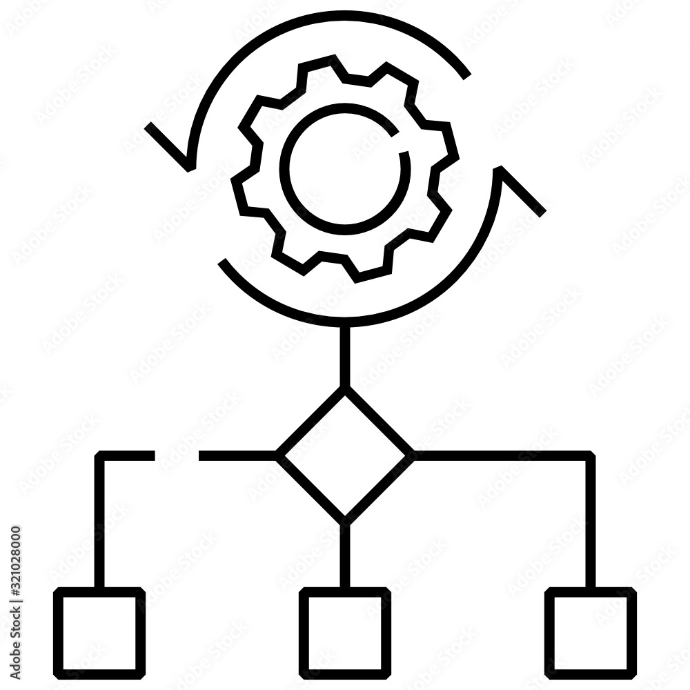 Merger and Acquisition horizontal merger Process vector icon design Merger and Acquisition horizontal merger Process vector icon design