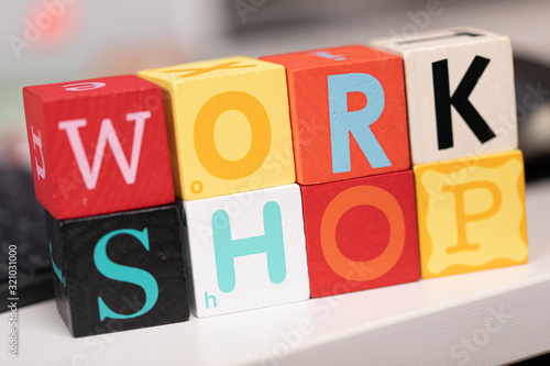 Webinar workshop concept wo...