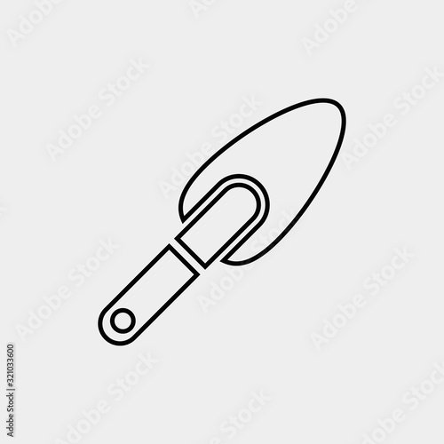 gardenspade icon vector illustration and symbol for website and graphic design