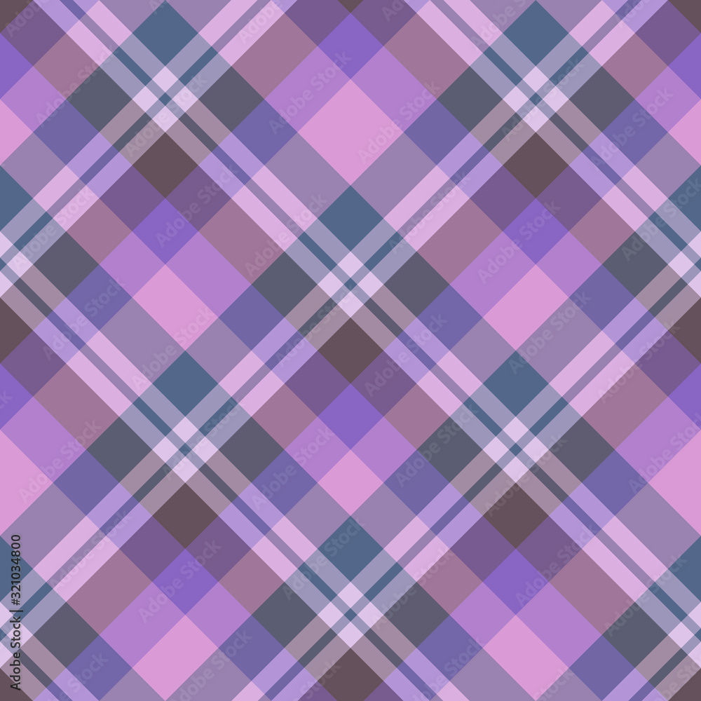 Seamless pattern in lovely pink, dark violet, grey colors colors for plaid, fabric, textile, clothes, tablecloth and other things. Vector image. 2 Seamless pattern in lovely pink, dark violet, grey colors colors for plaid, fabric, textile, clothes, tablecloth and other things. Vector image. 2