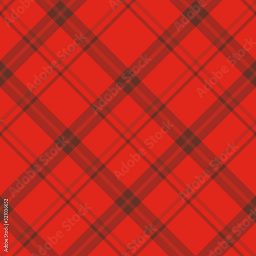 Seamless pattern in lovely red and brown colors colors for plaid  fabric  textile  clothes  tablecloth and other things. Vector image. 2