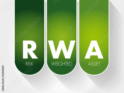 RWA - Risk Weighted Asset acronym, business concept background