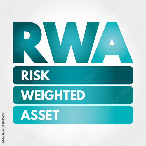 RWA - Risk Weighted Asset acronym, business concept background