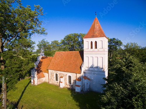 Aerial view of Gothic style...