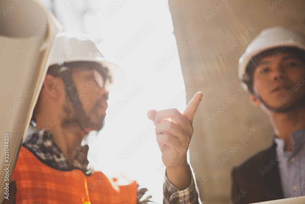 Engineers oversaw the construction site skyscraper. Engineers oversaw the construction site skyscraper.