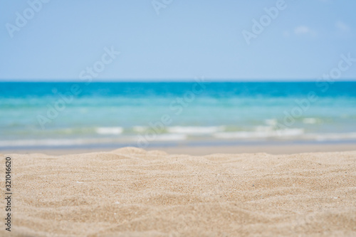 Sand beach and wave background