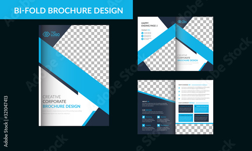 Bi fold Brochure Design Template