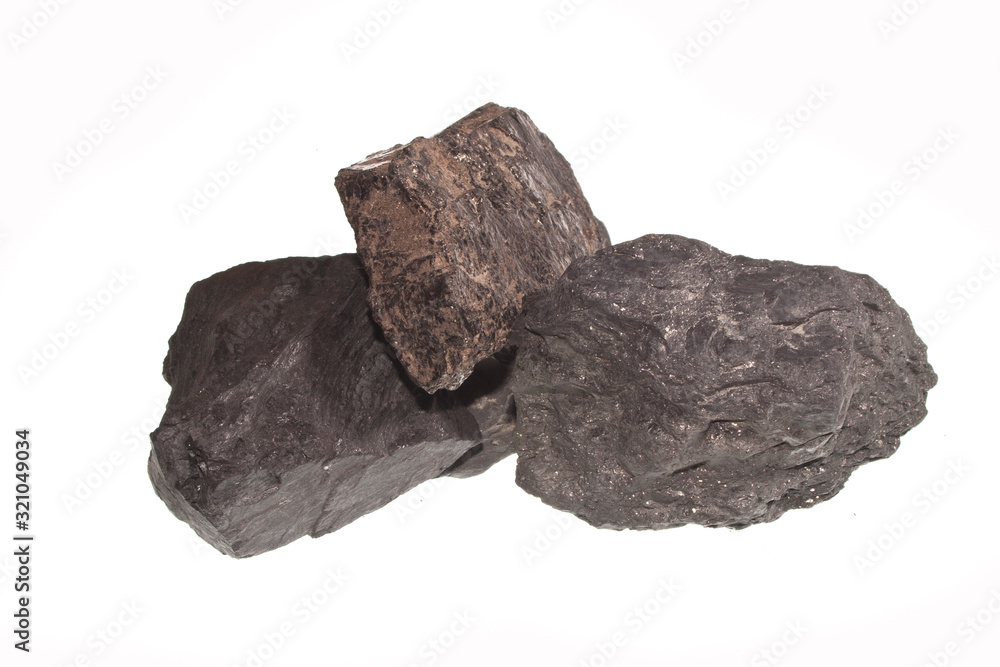 Obraz premium coal isolated on white background
