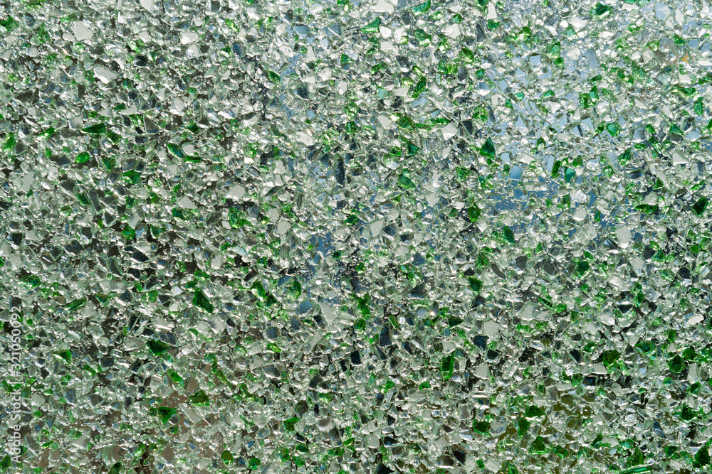 Shattered Glass Wall. Shattered Glass Wall.