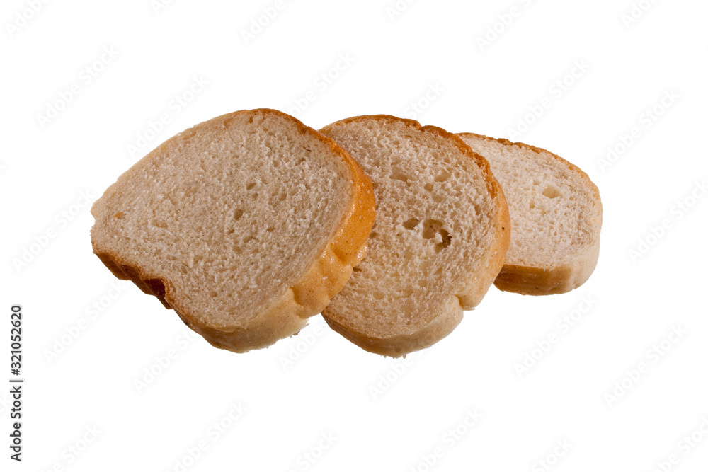 bread isolated on white background