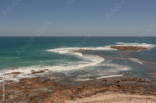 Pristine beaches and the rugged coastline of Yorke Peninsula  located west of Adelaide in South Australia