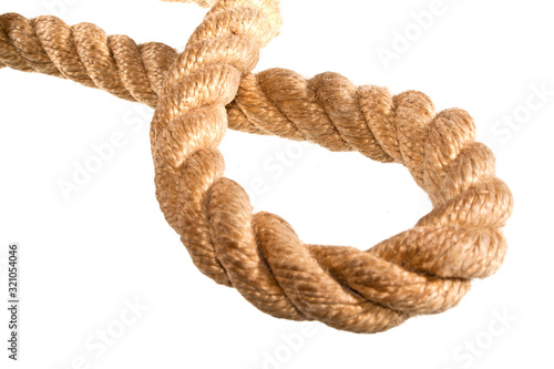 rope isolated on white background