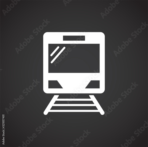 Travel related icon on background for graphic and web design. Creative illustration concept symbol for web or mobile app