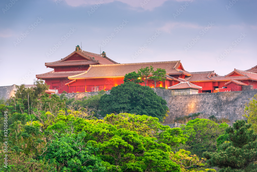 Fototapeta premium Okinawa, Japan at Shuri Castle
