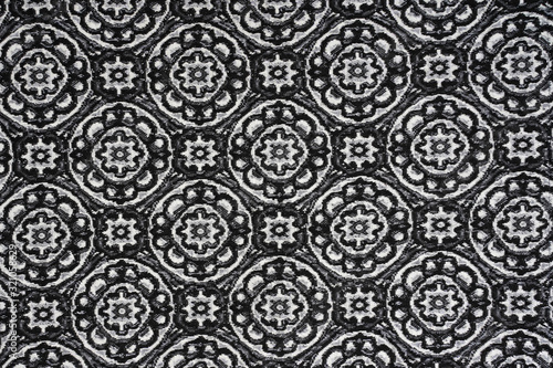 vintage floral grey background with pattern © Andrii