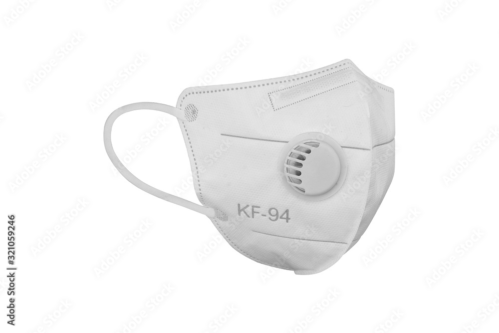 Medical protective mask on white background, Prevent Corona virus, wuhan virus Medical protective mask on white background, Prevent Corona virus, wuhan virus