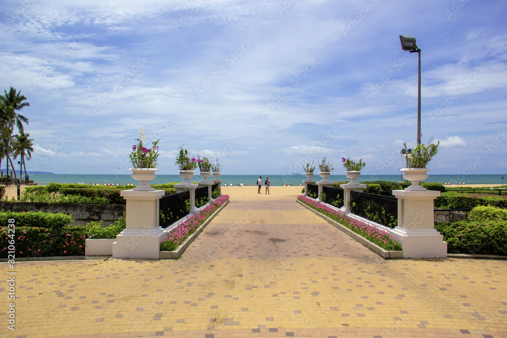 Fototapeta premium beach in barcelona spain