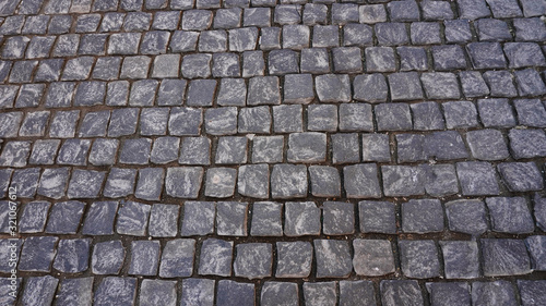 Street granite cobblestone sidewalk cubic stone close up wallpaper