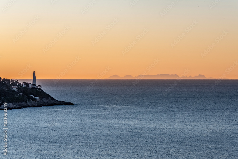 Lever de soleil sur le Cap Ferrat