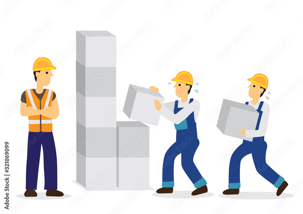 Construction workers working. Concept of working labour. Construction workers working. Concept of working labour.