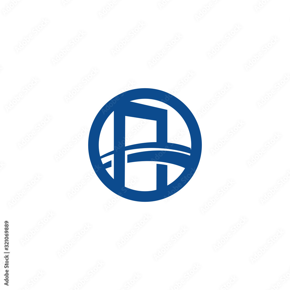 Bridge Logo Template vector icon Bridge Logo Template vector icon