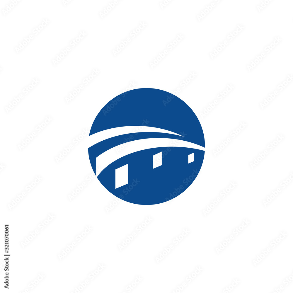 Bridge Logo Template vector icon Bridge Logo Template vector icon