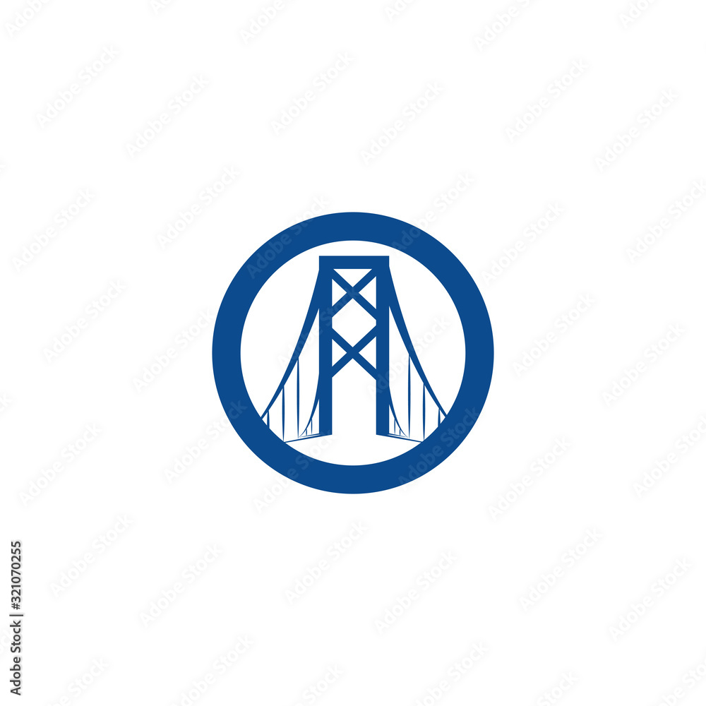 Bridge Logo Template vector icon Bridge Logo Template vector icon