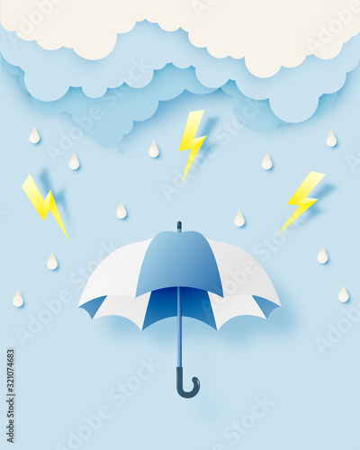 Cute umbrella for monsoon season