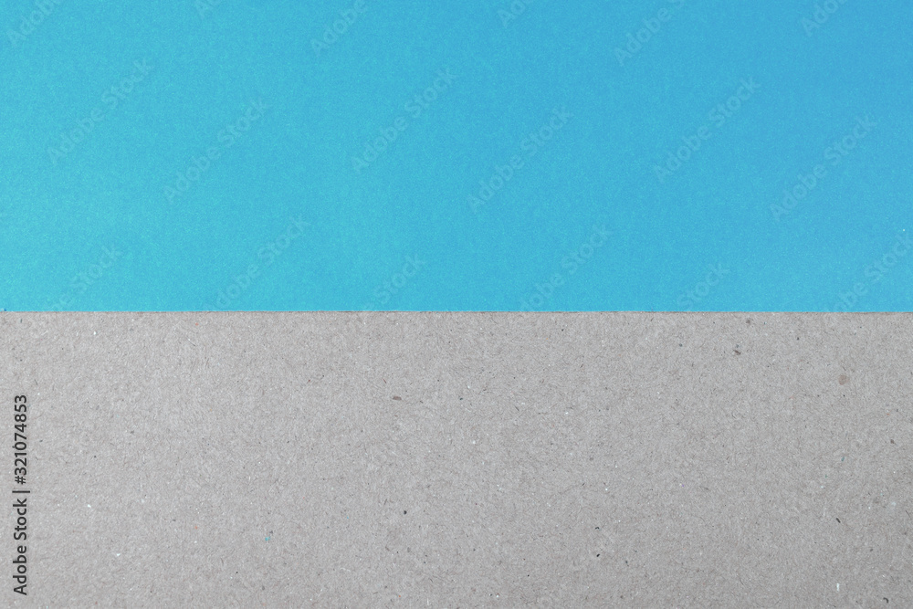 Fototapeta premium Gray paper and blue texture background for design