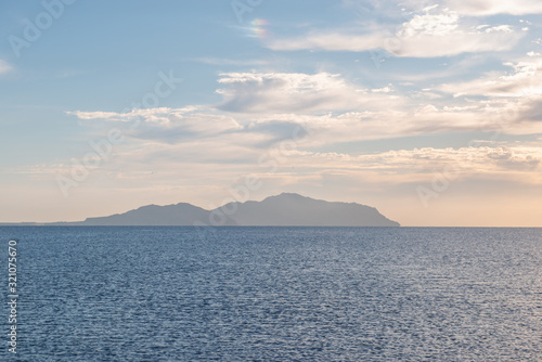 Tiran Island. View from the sea