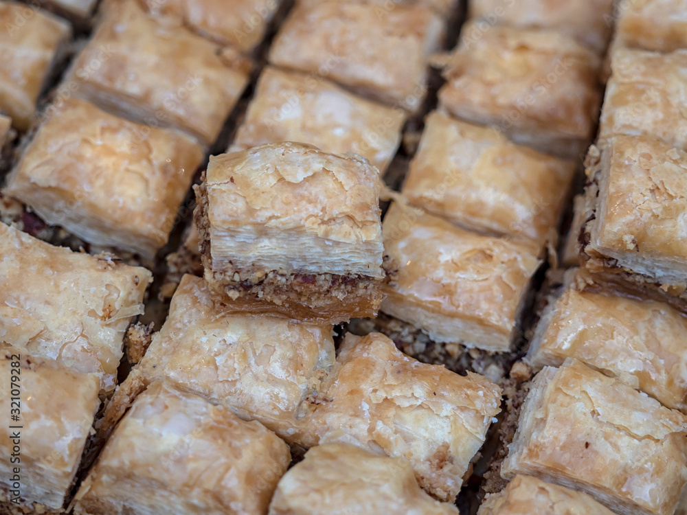 Baklava at a London Food Market Baklava at a London Food Market