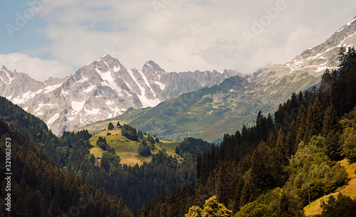 The Alpes in Switzerland
