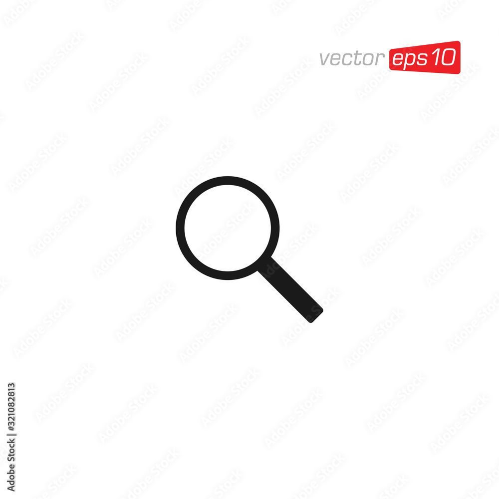 Magnifying Glass Icon Design Vector Magnifying Glass Icon Design Vector