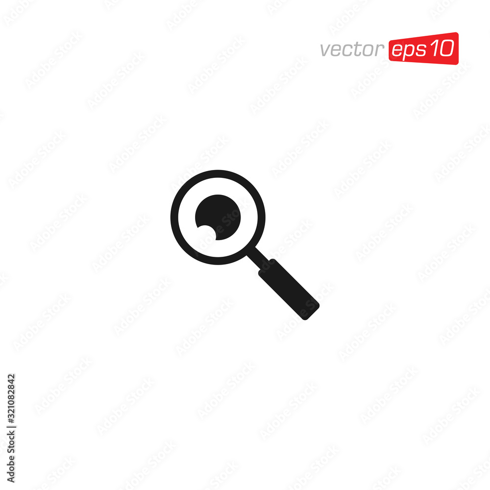Magnifying Glass Icon Design Vector Magnifying Glass Icon Design Vector