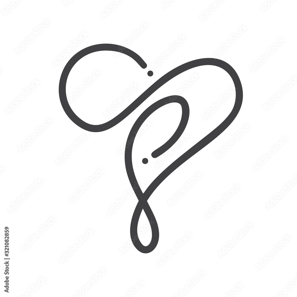 Heart love logo with Infinity sign. Design monoline flourish element for valentine card. Vector illustration. Romantic symbol wedding. Template for t shirt, banner, poster Heart love logo with Infinity sign. Design monoline flourish element for valentine card. Vector illustration. Romantic symbol wedding. Template for t shirt, banner, poster