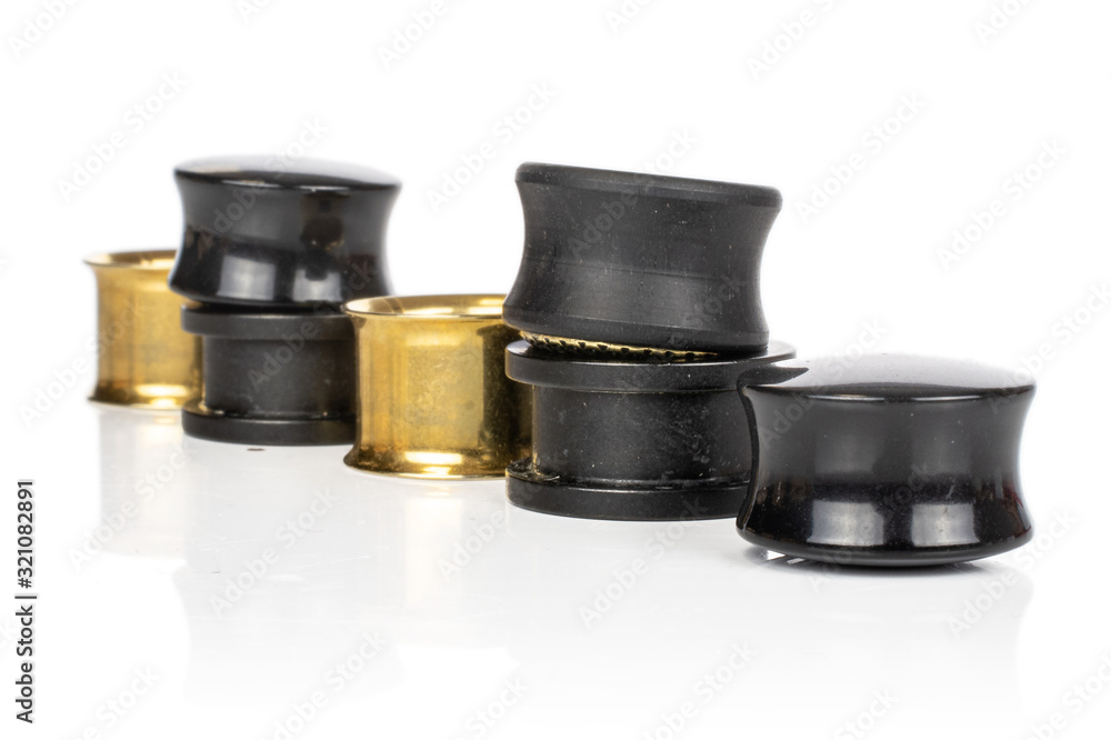 Group of seven whole plug isolated on white background Group of seven whole plug isolated on white background