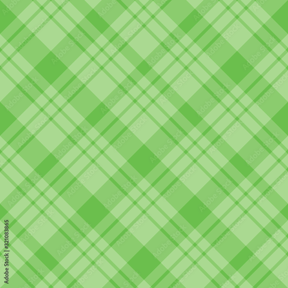 Fototapeta premium Seamless pattern in stylish green colors for plaid, fabric, textile, clothes, tablecloth and other things. Vector image. 2
