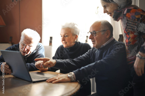 Technology for elderly people © olly