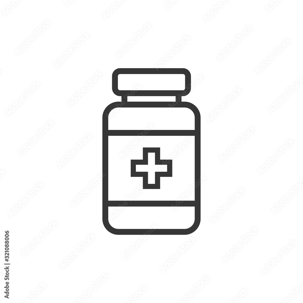 Medicine Bottle Icon Vector Illustration Medicine Bottle Icon Vector Illustration