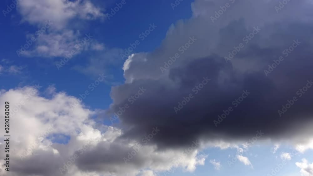 Clouds in the sky. Shooting Time lapse. Clouds in the sky. Shooting Time lapse.