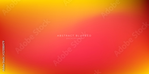 Yellow orange red blur gradient abstract background for presentation design. Suit for business, corporate, institution, party, festive, seminar, and talks.