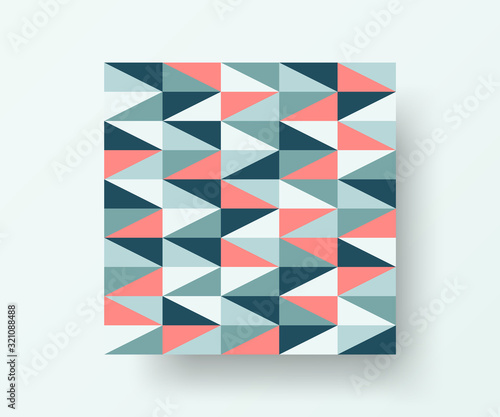 Amazing business advertisement vector mural art square banner mock up. Modern corporate abstract geometric illustration design layout background. Company identity quadrangle texture brochure template.