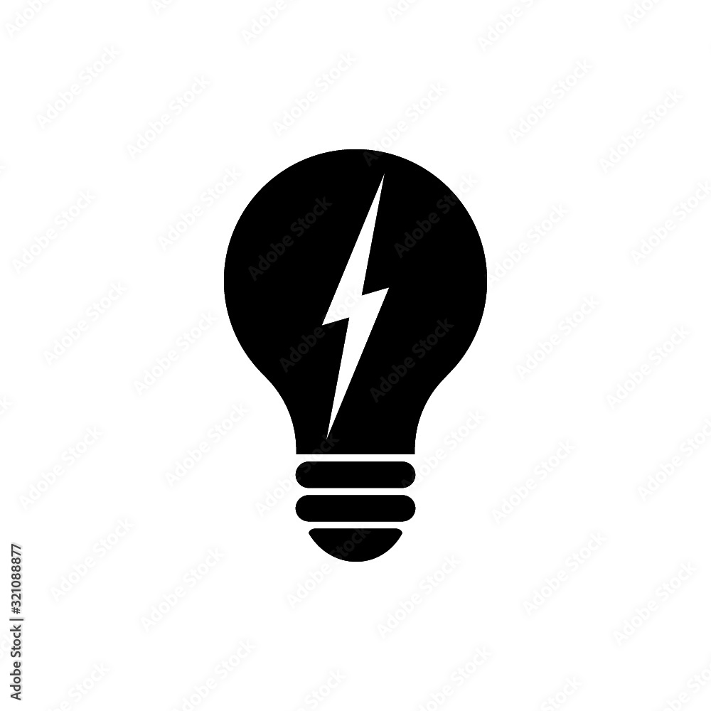Electricity Logo, Electric bulb logo and icon Electricity Logo, Electric bulb logo and icon